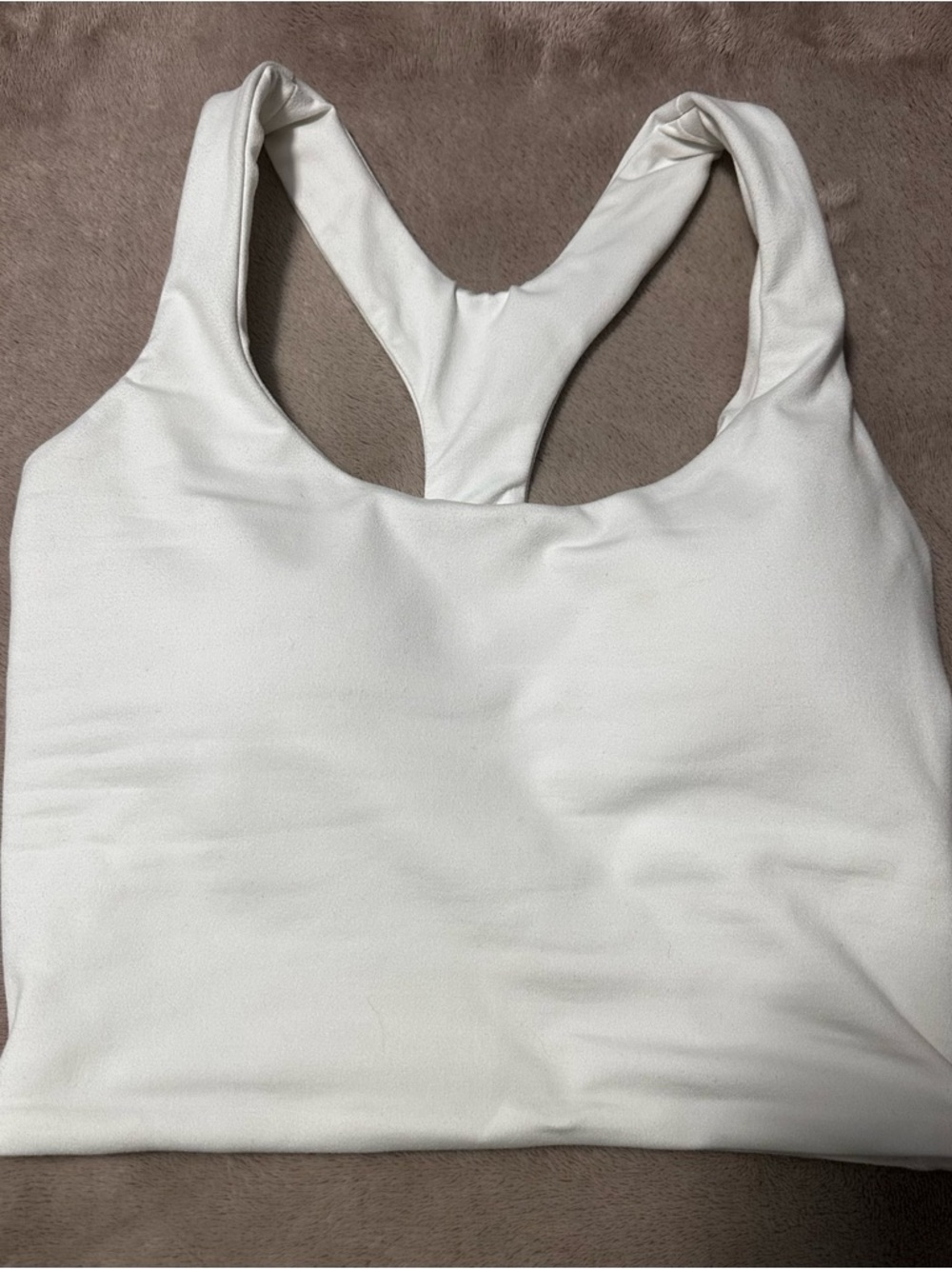 Bombshell Sportswear White Athletic Top